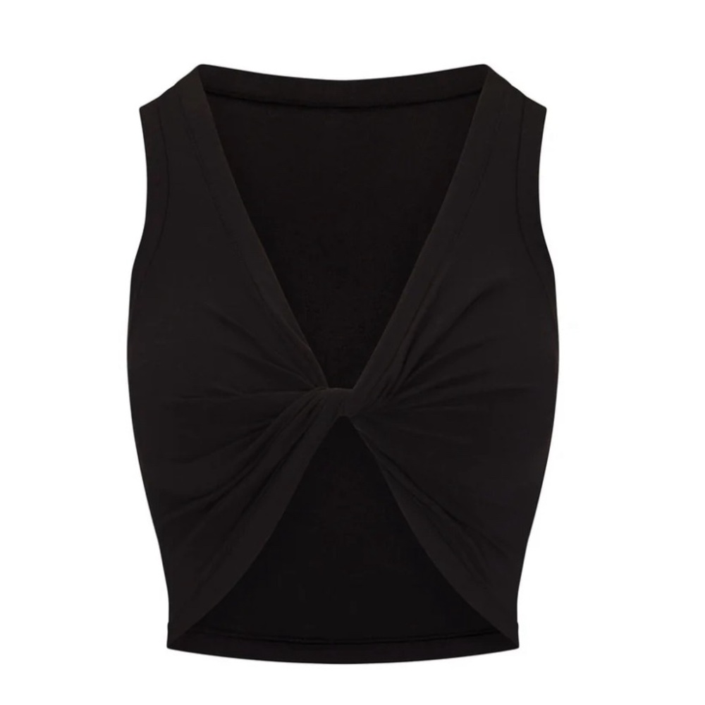 Skims twist front crop top size xs